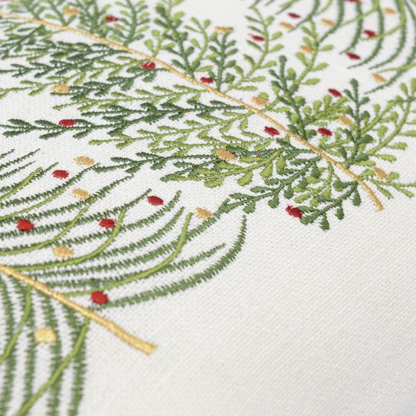 Подушка декоративная с вышивкой christmas tree из коллекции new year essential 30х45 см Tkano