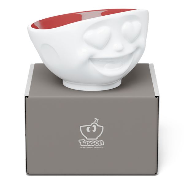 Чаша heartful, 500 мл, белая/красная Tassen