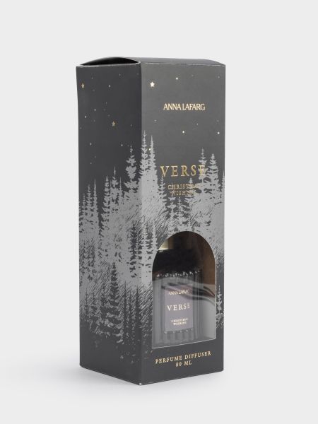 Ароматический диффузор, 80 мл, серый, Christmas Wishing, Verse ANNA LAFARG
