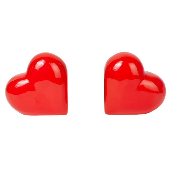 Держатель для книг love 14х14 см, красный, 2 шт Doiy