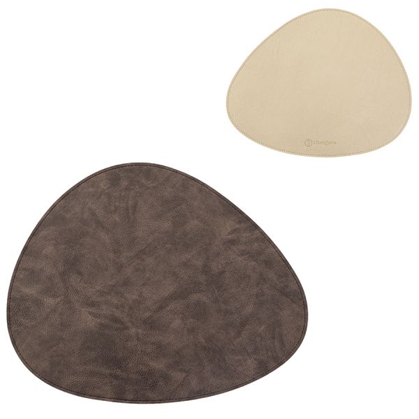 Салфетка сервировочная drop, 33х41 см, коричневая/золотистый металлик Liberty Jones