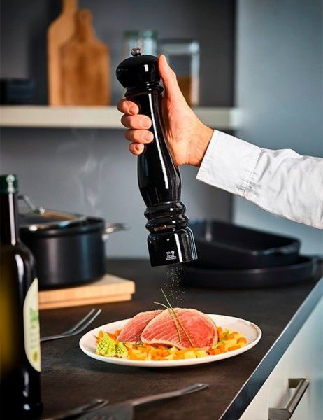 Мельница 34 см Peugeot Electric для соли цвет шоколад