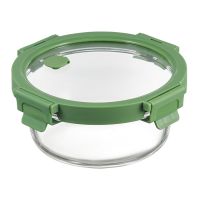 Контейнер для запекания и хранения круглый с крышкой, 650 мл, зеленый Smart Solutions