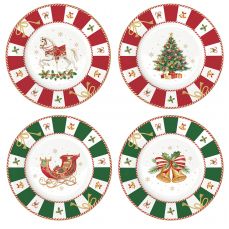 Набор десертных тарелок christmas tale 19 см, 4 шт Easy Life