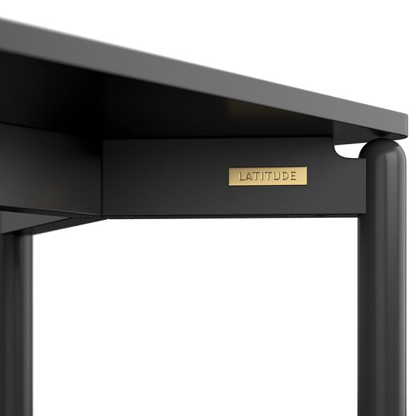 Столик кофейный saga, 50х70 см, темно-серый Latitude