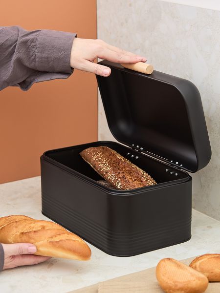 Хлебница irmel 30х20х16 см, графит Smart Solutions