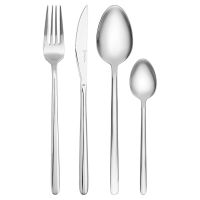 Набор столовых приборов pure на 6 персон, 24 предмета, серебристые глянцевые Liberty Jones