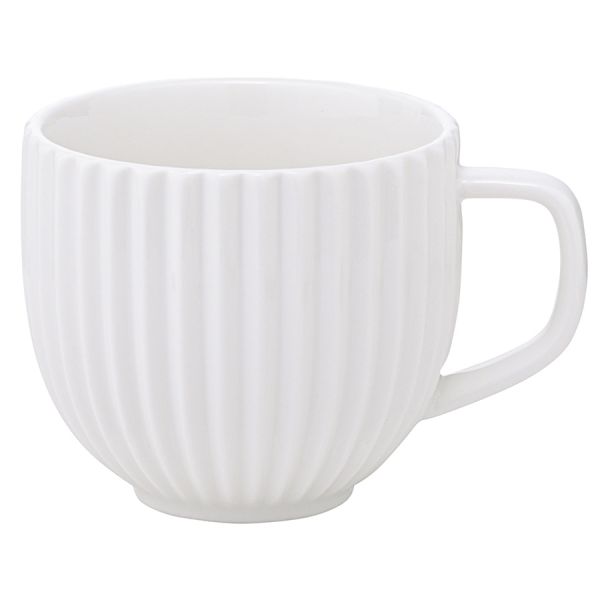 Набор из двух чайных пар белого цвета из коллекции edge, 250мл Tkano