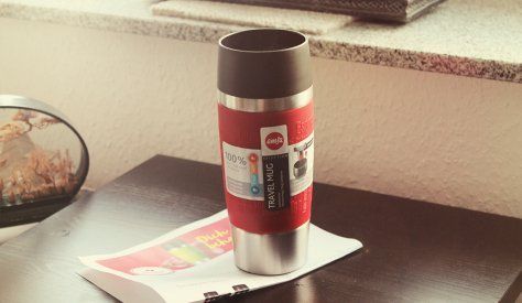 Термокружка 0,36 л Travel Mug EMSA красная 