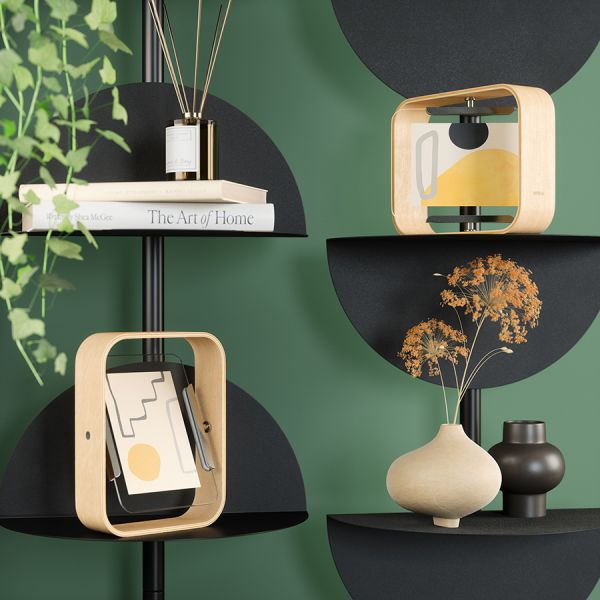 Фоторамка двусторонняя bellwood,16х22 см, натуральное дерево Umbra