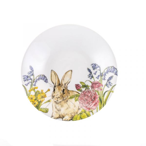 Глубокая тарелка 20 см Кролик на лугу от Пасха Churchill