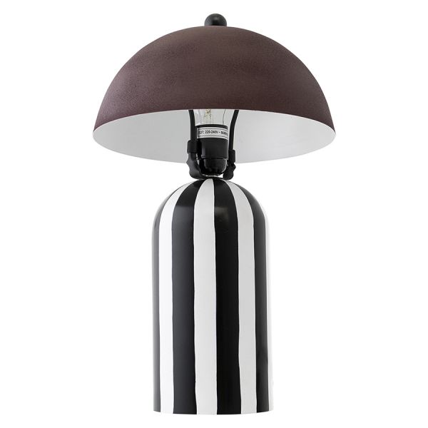 Светильник настольный anniken, D25х38 см, черный/белый/сливовый Bergenson Bjorn
