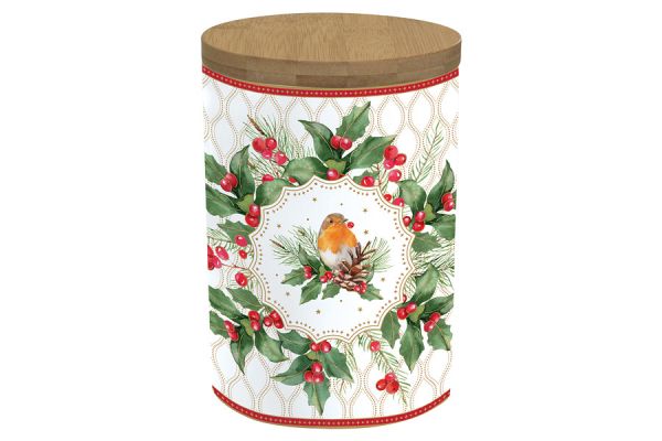 Банка для печенья Рождественские ягоды 16x11 см, 0,7 л Easy Life