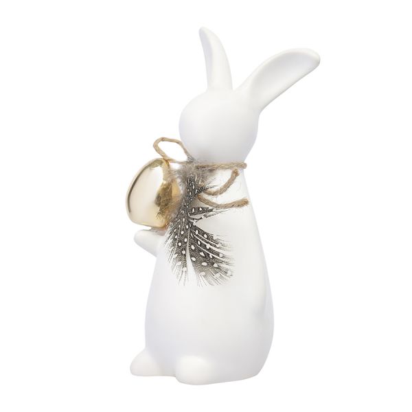 Декор пасхальный из фарфора easter bunny из коллекции essential, 7,7х6,9x17 см Tkano