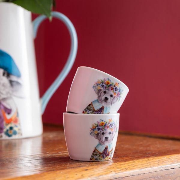 Набор из 2-х подставок для яиц 5x4 см, фарфор, Mikasa Hampton KITCHEN CRAFT