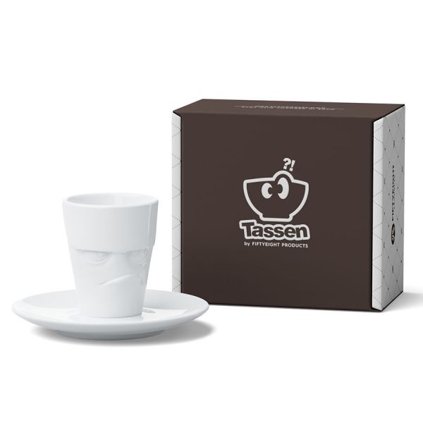 Кофейная пара grumpy, 80 мл, белая Tassen
