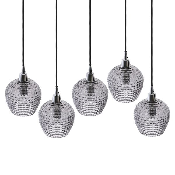 Светильник подвесной каскадный aurora, 110х18 см, серый Bergenson Bjorn