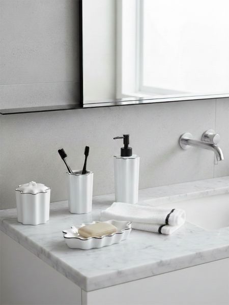 Банка для хранения camellia, белая Bergenson Bjorn Bath
