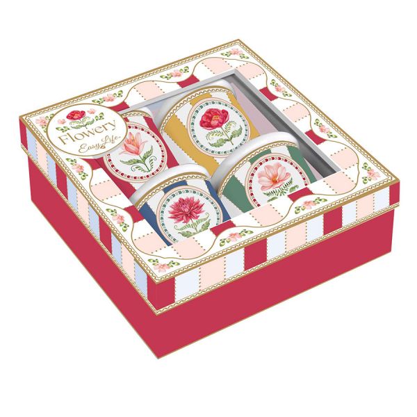 Набор кофейных чашек flowery, 100 мл, 4 шт Easy Life