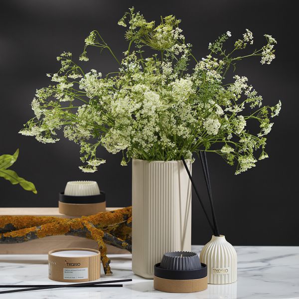 Диффузор ароматический cypress, jasmine & patchouli из коллекции edge, 200 мл, бежевый Tkano