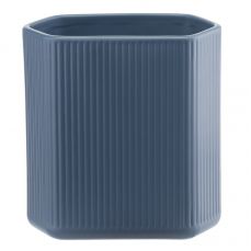 Ваза темно-синего цвета из коллекции edge, 20см