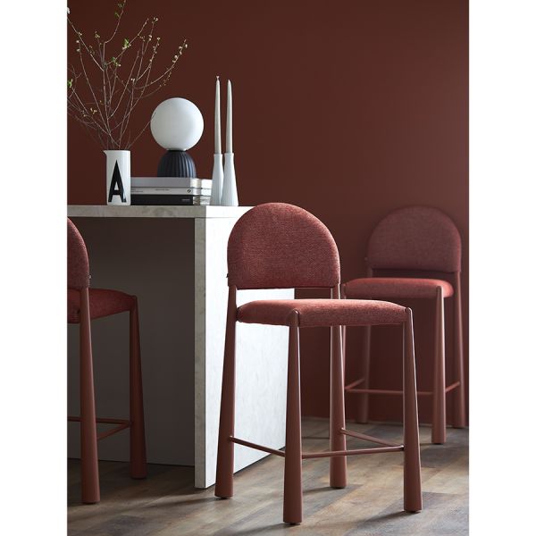 Стул полубарный freddi, рогожка, рябина Bergenson Bjorn