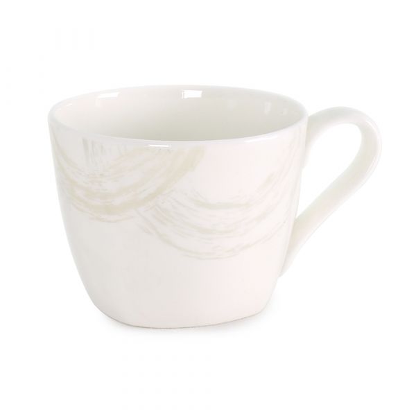 Набор чайных пар АККУ Сальветто из костяного фарфора на 6 персон 12 предметов