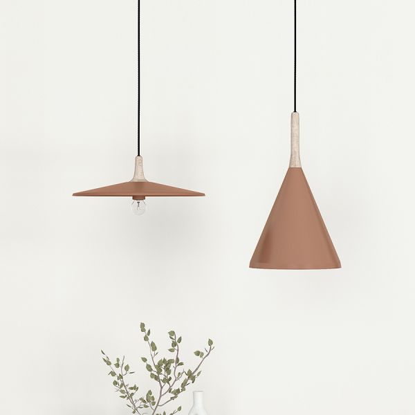 Светильник подвесной mango pyor, D29х26 см, коричневый Bergenson Bjorn