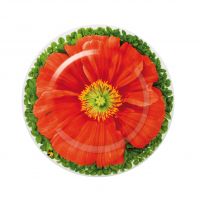 Тарелка десертная Macro photography 21,5 см, цвет: красный, PRATI ITALIANI TAITU