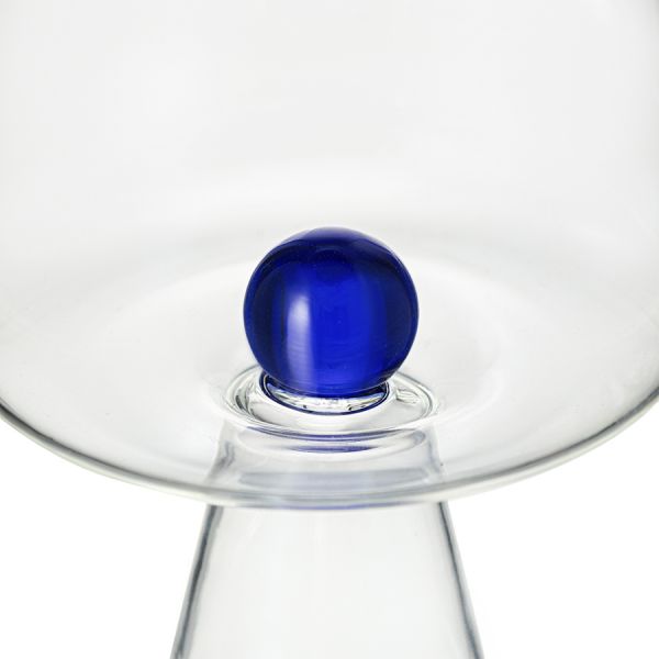 Бокал для вина orb 400 мл, прозрачный/синий Liberty Jones