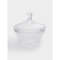 Конфетница с крышкой 18 см, стекло, Saltaire ANNA LAFARG