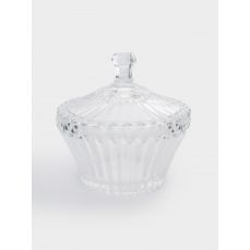 Конфетница с крышкой 18 см, стекло, Saltaire ANNA LAFARG