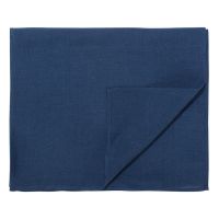 Дорожка на стол из стираного льна синего цвета из коллекции essential 45х150 см