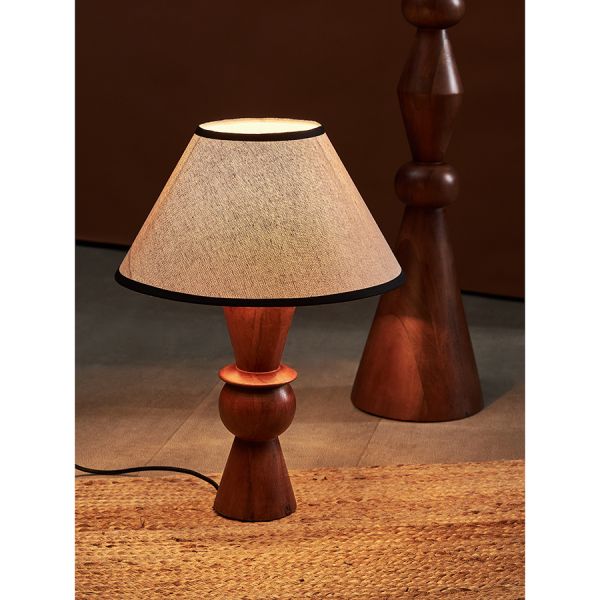 Светильник настольный torhill, 13х38 см, бежевый Bergenson Bjorn