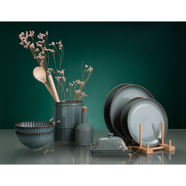 Набор из двух тарелок темно-серого цвета из коллекции kitchen spirit 26 см