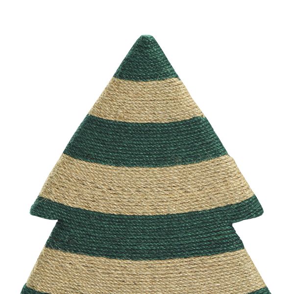 Декор новогодний trendy stripes из джута и гофрированного картона из коллекции new year essential Tkano