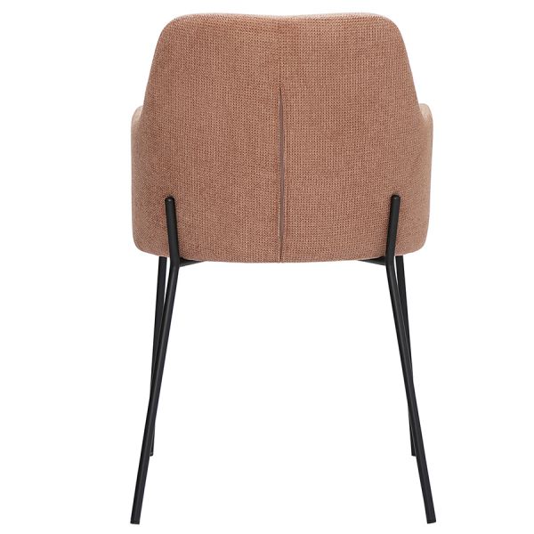 Стул dwight, фактурный шенилл, розовый Bergenson Bjorn