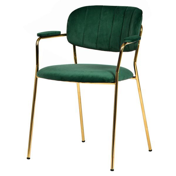 Кресло eirill велюр темно-зеленое Bergenson Bjorn