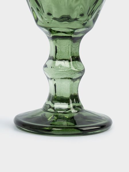 Рюмка 50 мл, стекло, зелёная, Diamond color ANNA LAFARG