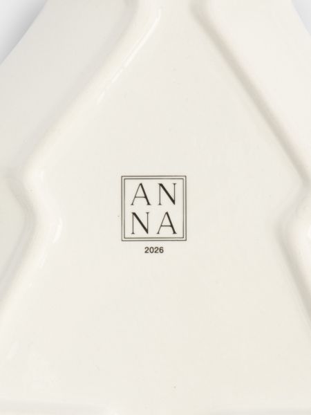 Блюдо 23х20 см, керамика, зеленое, Елка с подарками, Festival Anna Lafarg