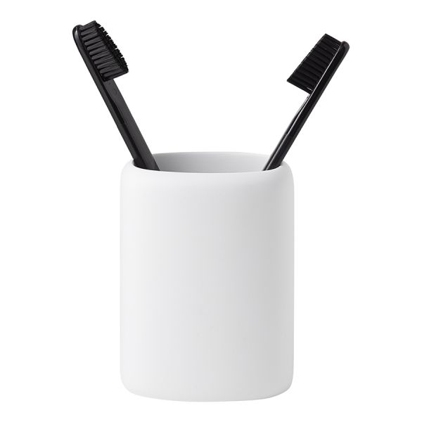 Стакан для зубных щеток slim, белый Bergenson Bjorn Bath