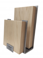 Подставка с магнитными держателями для 6-ти ножей (береза) Chef