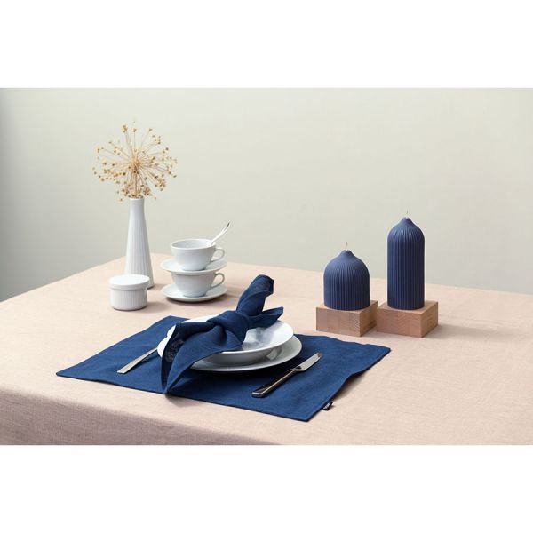 Скатерть из стираного льна бежевого цвета из коллекции essential 150х250 см
