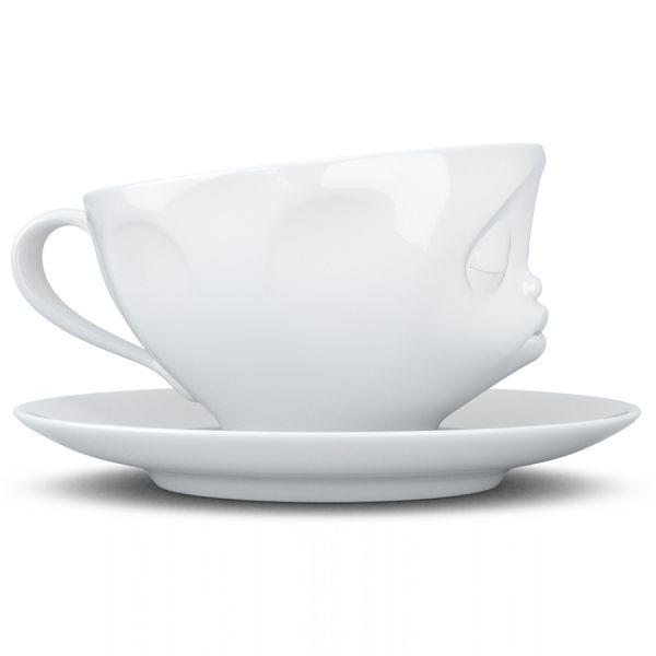 Чайная пара tassen kissing 200 мл белая