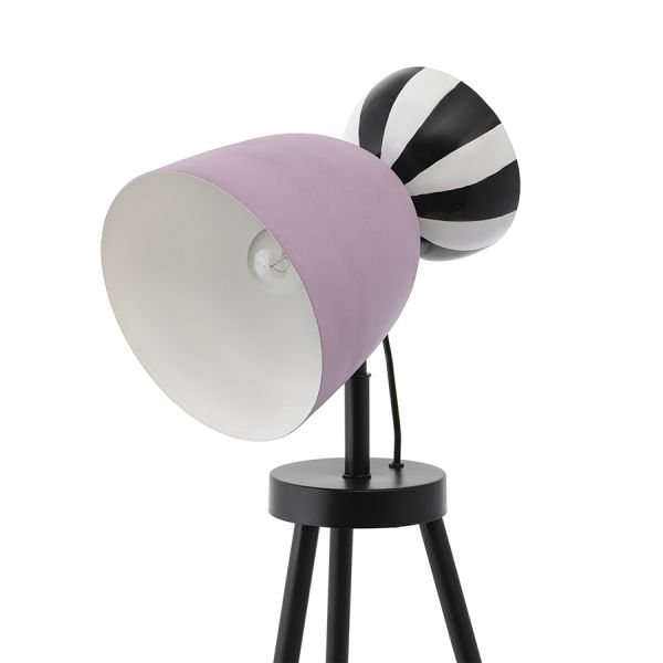 Торшер anniken, D37х145 см, черный/белый/лиловый Bergenson Bjorn
