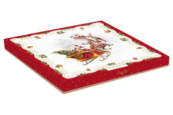 Блюдо круглое Новогодние традиции 32 см Easy Life