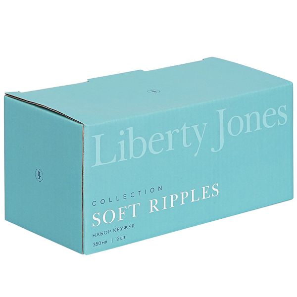 Набор кружек soft ripples, dual glazing, 350 мл, 2 шт Liberty Jones