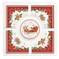 Блюдо сервировочное christmas heritage 25х25 см Easy Life