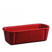 Керамическая форма для кекса 27.5х13 см, цвет гранат