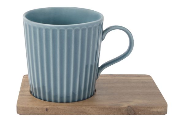 Набор из 2-х кружек Время отдыха, синяя и жёлтая, 0,38 л Easy Life